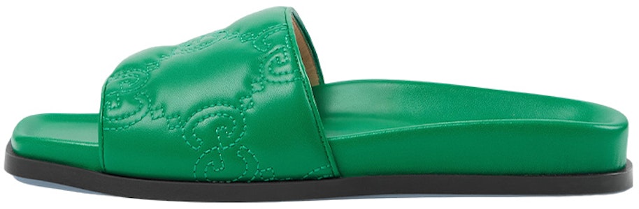 古驰(GUCCI)露跟時尚涼拖 女款 綠色 Buy 古驰(GUCCI)露跟時尚涼拖 女款 綠色