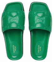 古驰(GUCCI)露跟時尚涼拖 女款 綠色 Lookbook 古驰(GUCCI)露跟時尚涼拖 女款 綠色