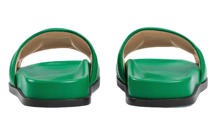 Shop 古驰（GUCCI）露跟時尚涼拖 女款 綠色