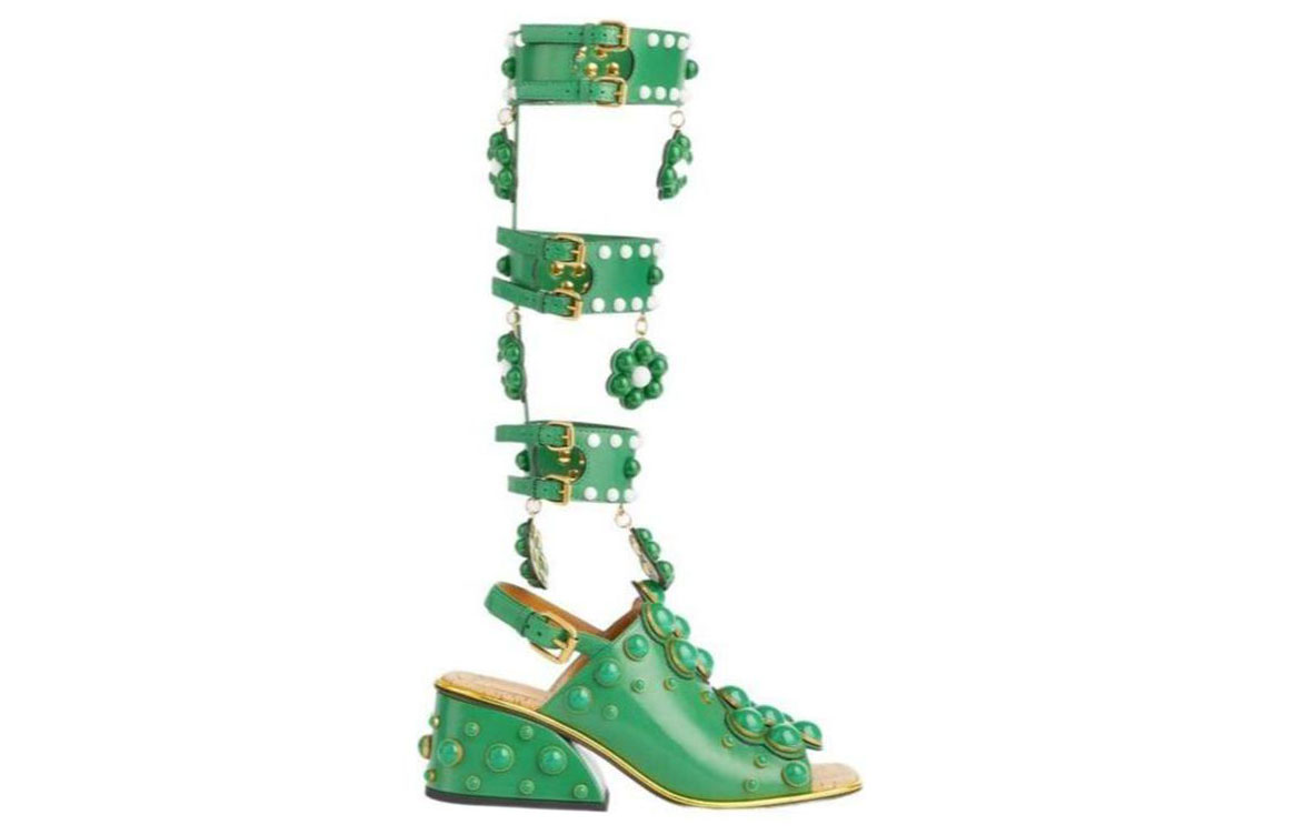 (W) Gucci Slide 'Green Fashion Trend' 圖 2