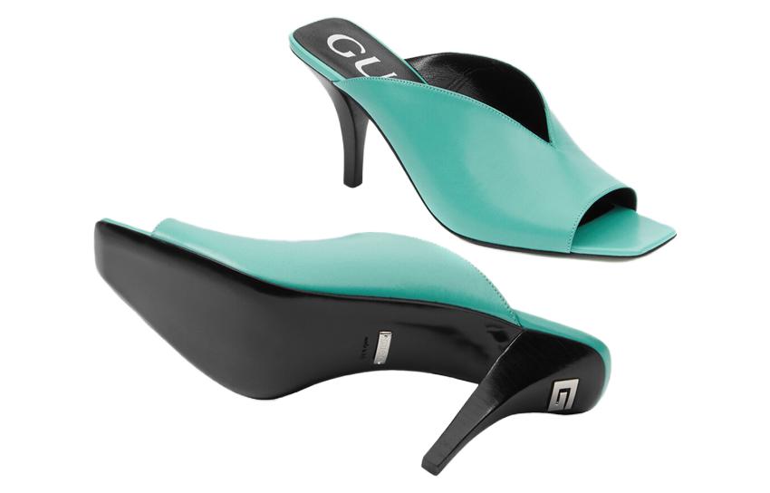 Details for (W) グッチ レザー サンダル (Gucci Razaa Sandaru) 695309-C9D00-3922