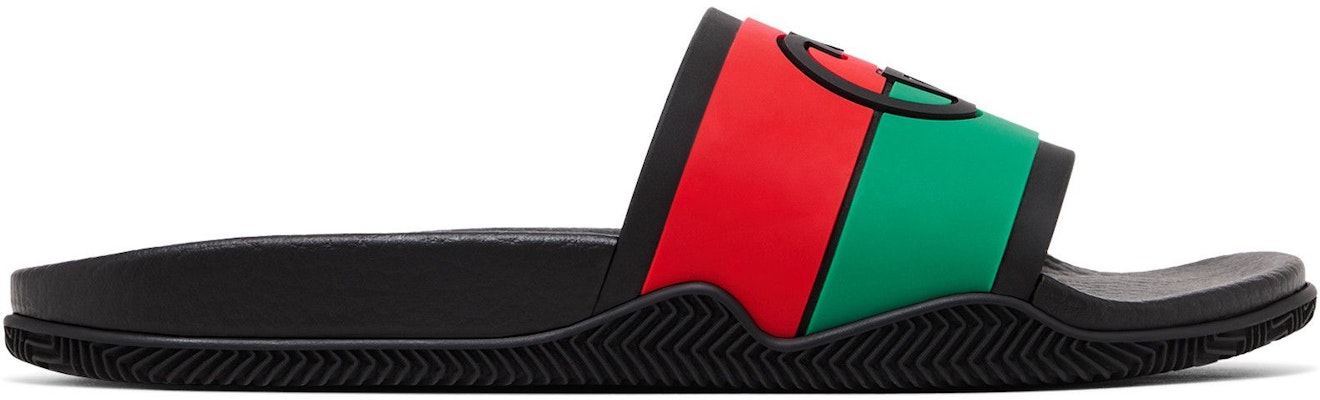 (Women) Gucci Slide 'Interlocking G - Black Red Green' 655461-JFA00-8815 Buy (Women) Gucci Slide 'Interlocking G - Black Red Green' 655461-JFA00-8815