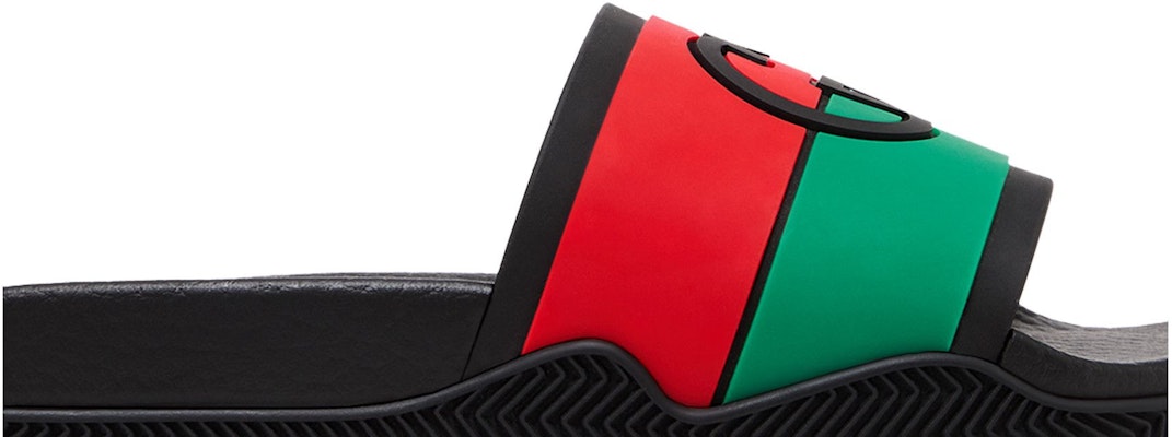 (Women) Gucci Slide 'Interlocking G - Black Red Green' 655461-JFA00-8815 Order (Women) Gucci Slide 'Interlocking G - Black Red Green' 655461-JFA00-8815