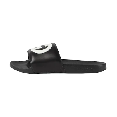 (W) Gucci Slide 'Interlocking G - Black White'