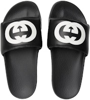 (W) Gucci Slide 'Interlocking G - Hitam Putih' 645770-0R0F0-1071 Shop (W) Gucci Slide 'Interlocking G - Hitam Putih' 645770-0R0F0-1071