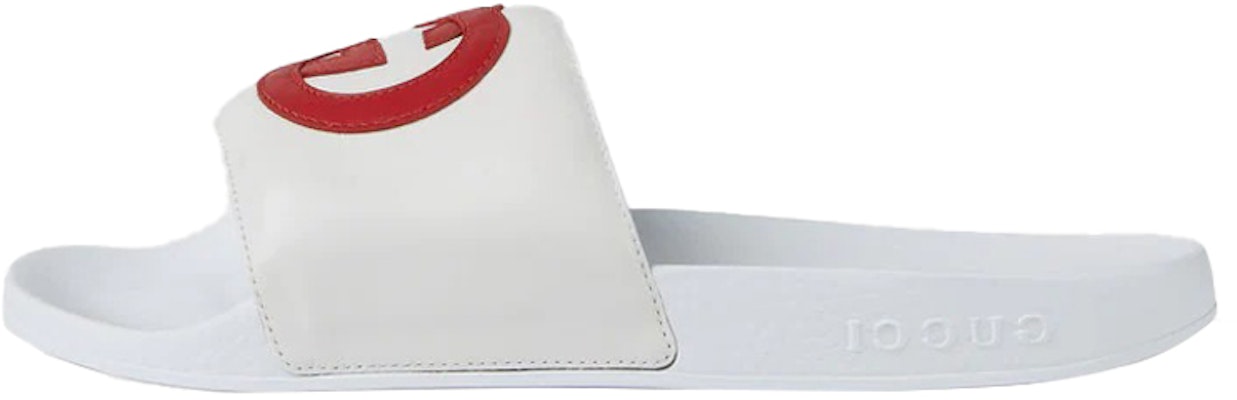 (Women) Gucci Slide 'Interlocking G - White Red' 645770-0R0F0-9083 Buy (Women) Gucci Slide 'Interlocking G - White Red' 645770-0R0F0-9083