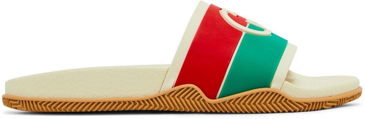 (Women) Gucci Slide 'Interlocking G - White Red Green' 655461-JFA00-9136 Buy (Women) Gucci Slide 'Interlocking G - White Red Green' 655461-JFA00-9136