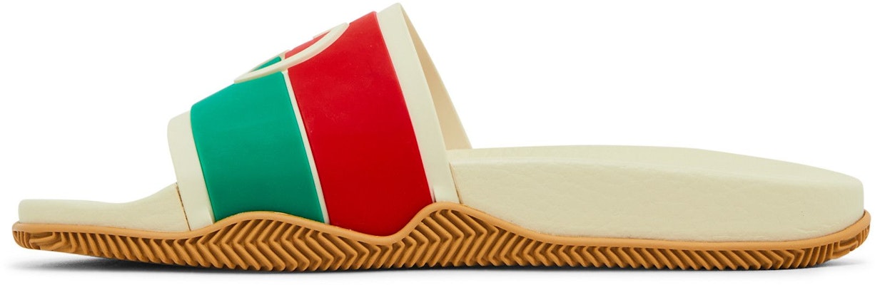 (Women) Gucci Slide 'Interlocking G - White Red Green' 655461-JFA00-9136 Lookbook (Women) Gucci Slide 'Interlocking G - White Red Green' 655461-JFA00-9136