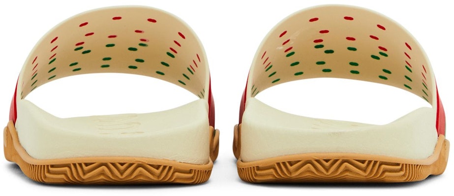 (Women) Gucci Slide 'Interlocking G - White Red Green' 655461-JFA00-9136 Details for (Women) Gucci Slide 'Interlocking G - White Red Green' 655461-JFA00-9136