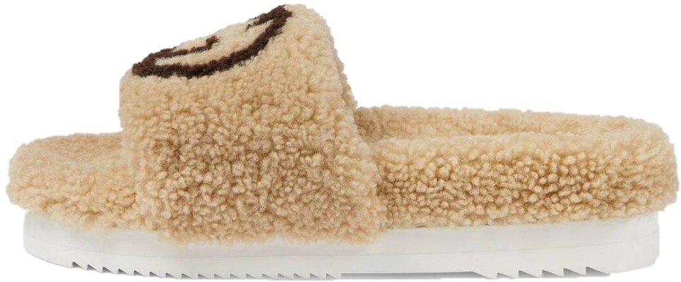 (Women) Gucci Slide 'Interlocking G Merino Wool - Light Brown' 646225-D0L00-9547 Buy (Women) Gucci Slide 'Interlocking G Merino Wool - Light Brown' 646225-D0L00-9547