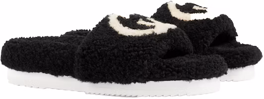 Order (W) Gucci Slide 'Interlocking G Merino Wool - Hitam' 646225-D0L00-1046