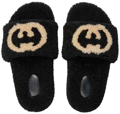 (W) Gucci Slide 'Interlocking G Merino Wool - Hitam' 646225-D0L00-1046 Lookbook (W) Gucci Slide 'Interlocking G Merino Wool - Hitam' 646225-D0L00-1046