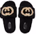(W) Gucci Slide 'Interlocking G Merino Wool - Hitam' 646225-D0L00-1046