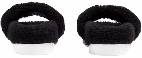 Shop (W) Gucci Slide 'Interlocking G Merino Wool - Hitam' 646225-D0L00-1046