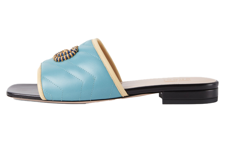 (W) Gucci Slide 'Light Blue Double G'