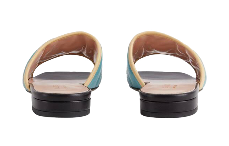 (W) Gucci Slide 'Light Blue Double G' 圖 4