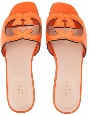 (W) Sandalia Gucci Interlocking G Recortada 'Cuero Naranja' 694451-US000-7519 Purchase (W) Sandalia Gucci Interlocking G Recortada 'Cuero Naranja' 694451-US000-7519