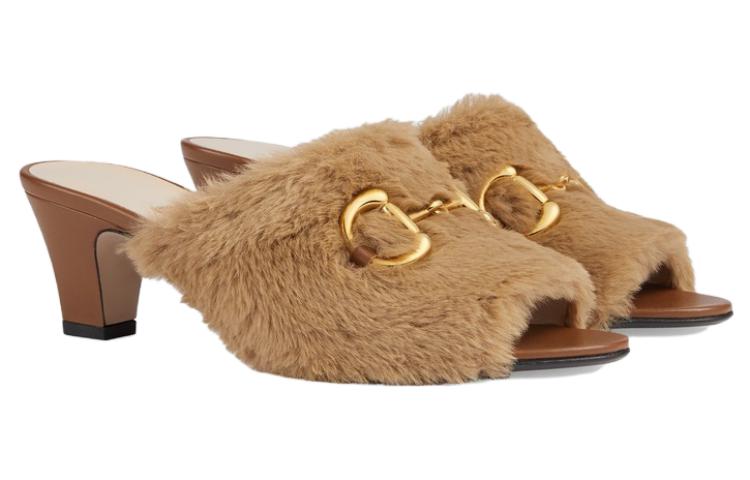 (W) Gucci Slide 'New Year Brown Rabbit' 圖 3