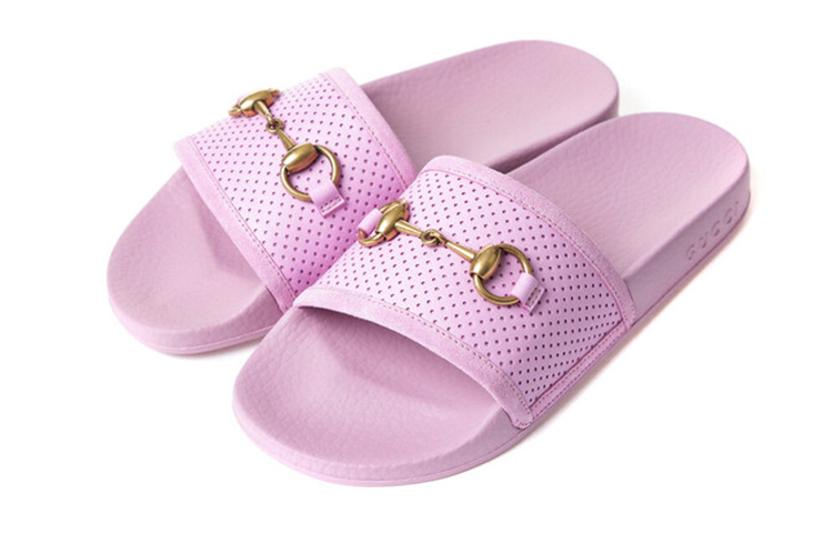 (W) Gucci Slide 'Pink Gold Buckle' 圖 2
