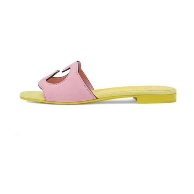 (W) Gucci Slide 'Pink Open Toe'