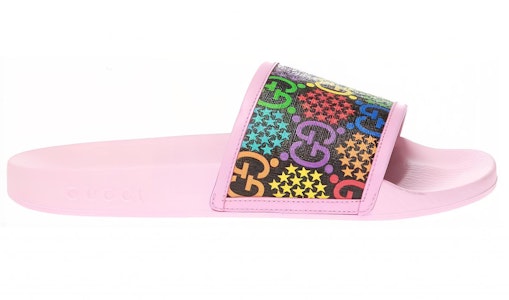 (W) グッチ スライド サイケデリック ピンク 610090-H2030-1117 Order (W) グッチ スライド サイケデリック ピンク 610090-H2030-1117