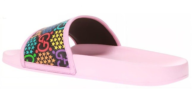 (W) グッチ スライド サイケデリック ピンク 610090-H2030-1117 Shop (W) グッチ スライド サイケデリック ピンク 610090-H2030-1117