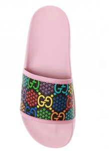 (W) グッチ スライド サイケデリック ピンク 610090-H2030-1117 Purchase (W) グッチ スライド サイケデリック ピンク 610090-H2030-1117
