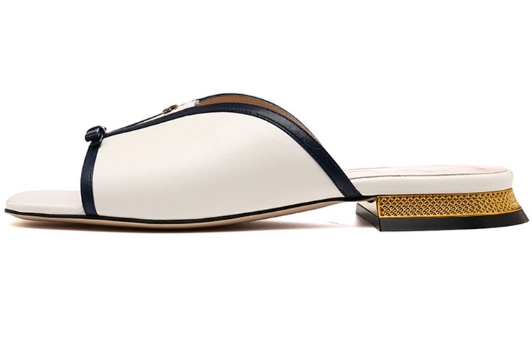 Buy (W) グッチ スライド ホワイトカラーブロック 602517-C9D10-4192