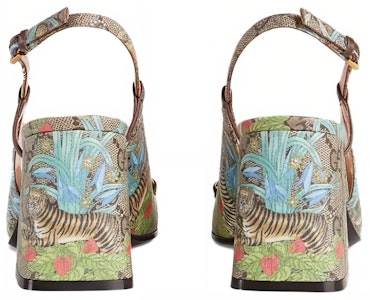 GUCCI古馳 虎年系列 圓頭扣合 時尚涼拖 女款 黑木色 Shop GUCCI古馳 虎年系列 圓頭扣合 時尚涼拖 女款 黑木色