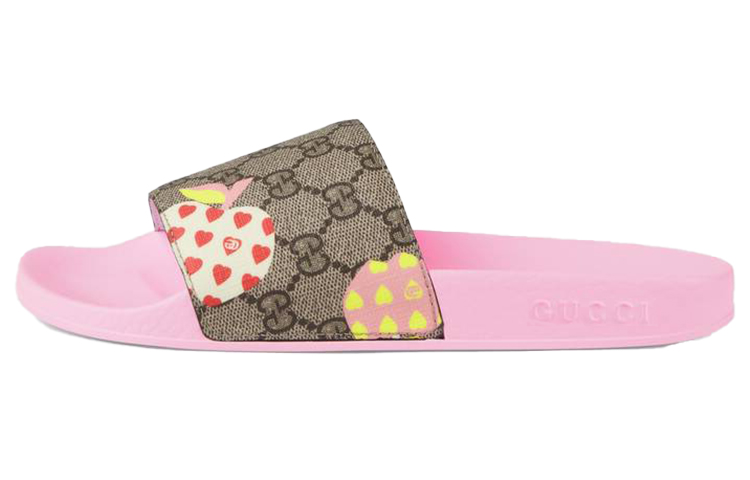 (Women) Gucci Slide Les Pommes Slide Sandal 'Light pink' 664213-22K00-8919