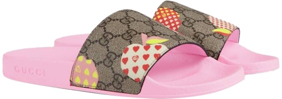 (W) Gucci Slide Les Pommes Sandal 'Merah Jambu Muda' 664213-22K00-8919 Order (W) Gucci Slide Les Pommes Sandal 'Merah Jambu Muda' 664213-22K00-8919