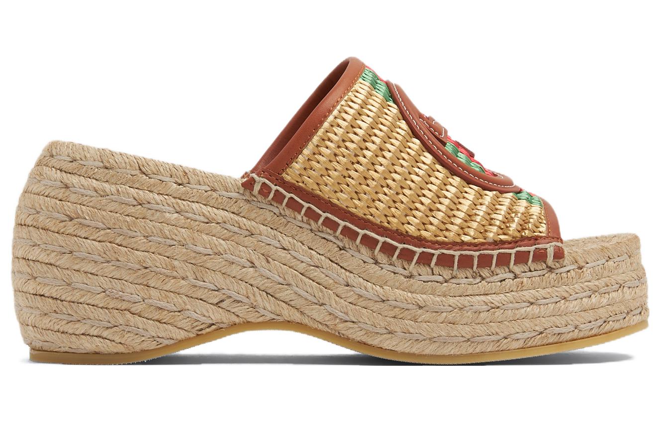 Order (W) Gucci Slide Sandal ''Beige'' Heren/Dames 749774-FAB17-8651
