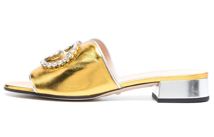 Buy (W) Sandal Gelongsor Gucci 'Emas Fesyen' 658679-B8B20-8166