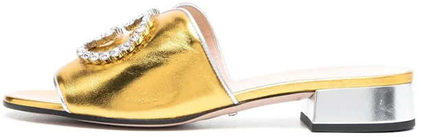 (Women) Gucci Slide Sandal 'Gold Fashion' 658679-B8B20-8166 (Women) Gucci Slide Sandal 'Gold Fashion' 658679-B8B20-8166