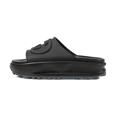 (W) Gucci Slide Sandal 'Interlocking G - Black'