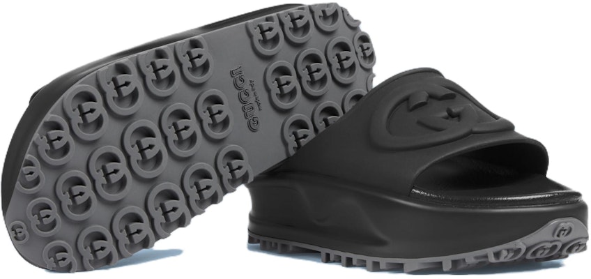 (Women) Gucci Slide Sandal 'Interlocking G - Black' 692845-JF000-1000 Purchase (Women) Gucci Slide Sandal 'Interlocking G - Black' 692845-JF000-1000