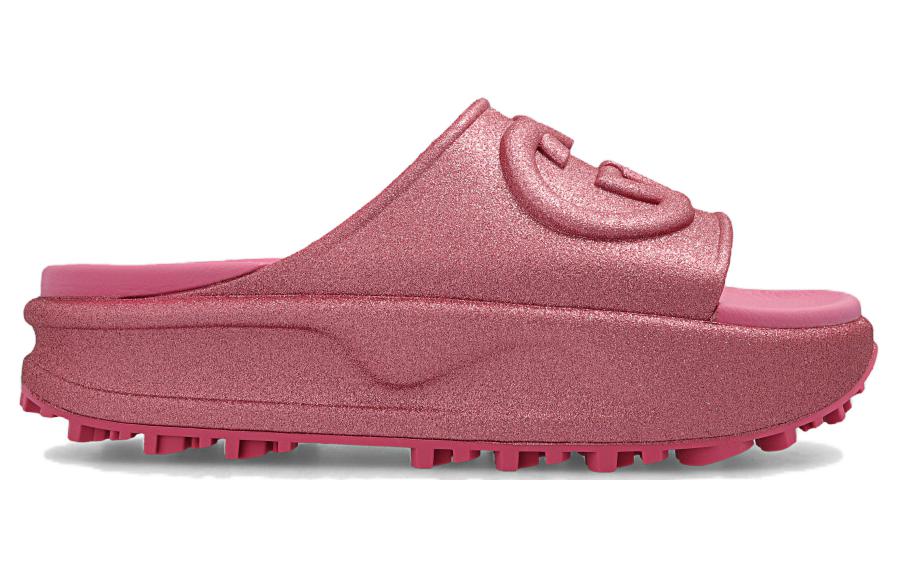 Lookbook (Women) Gucci Slide Sandal 'Interlocking G - Metallic Rose Pink' 725541-JAAC8-5914