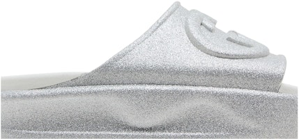 (W) グッチ スライドサンダル(シルバー インターロッキングG) 725541-JAAC8-8106 Order (W) グッチ スライドサンダル(シルバー インターロッキングG) 725541-JAAC8-8106