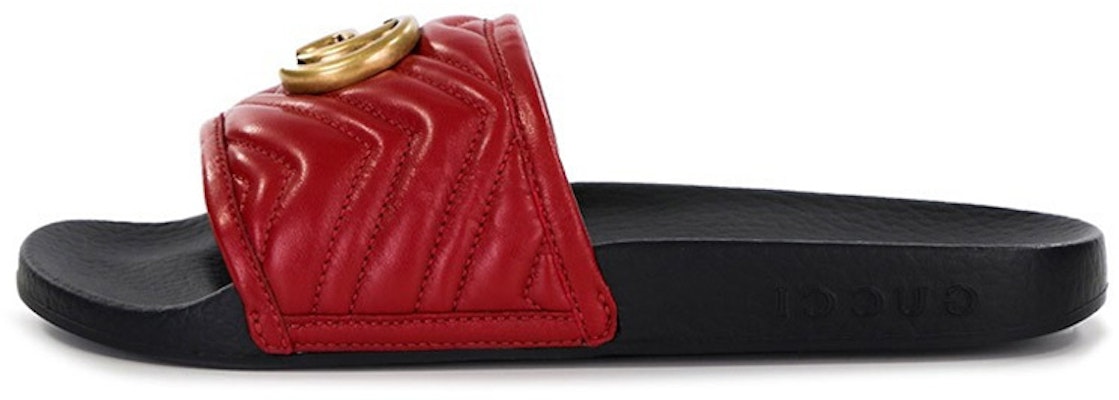 (Women) Gucci Slide Sandal 'Red' 602098-0R030-6433 Buy (Women) Gucci Slide Sandal 'Red' 602098-0R030-6433