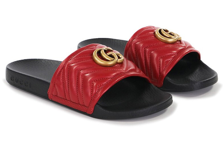 Lookbook (W) Sandal Gucci Slide 'Merah' 602098-0R030-6433