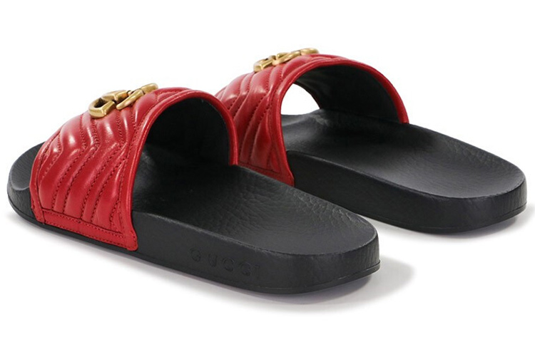Shop (W) Sandal Gucci Slide 'Merah' 602098-0R030-6433