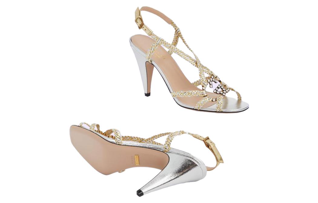 Details for (Women) Gucci Slide Sandal 'White Buckle' 730999-B8B20-8160