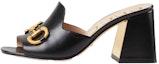 Buy (W) Sandal Gucci Slide dengan Horsebit 'Kulit Hitam' 655412-BKO00-1000