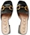 (W) Sandal Gucci Slide dengan Horsebit 'Kulit Hitam' 655412-BKO00-1000