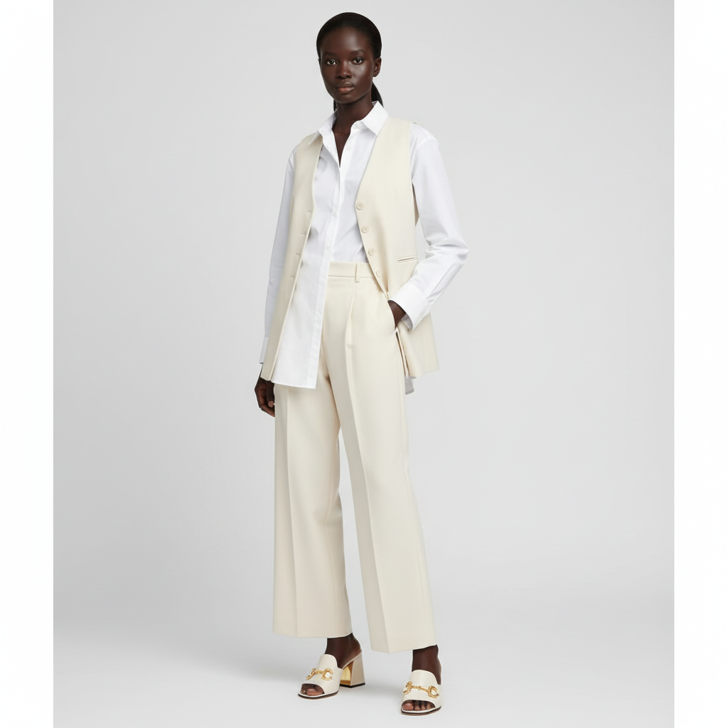 Lookbook (W) Gucci Horsbit Sandal Tumit 75mm Kulit Putih 655412-BKO00-9022