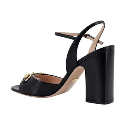 (W) Gucci Slide Sandals 'Black'