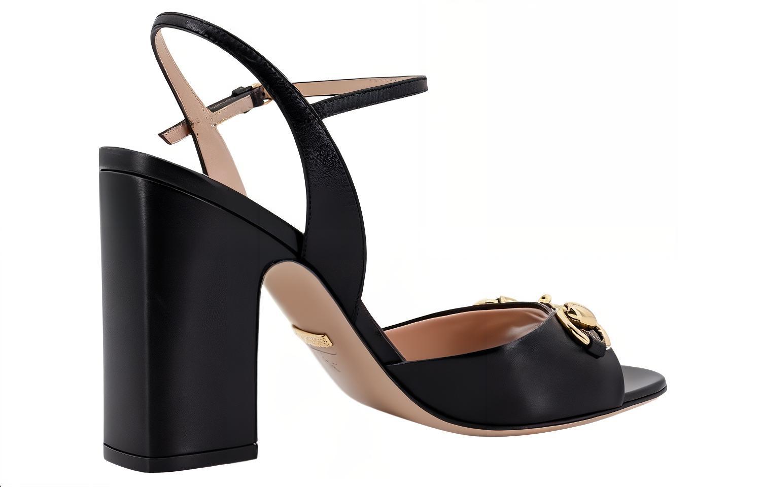 Shop (W) Sandalias Deslizantes Gucci 'Negras' 771600-C9D00-1000