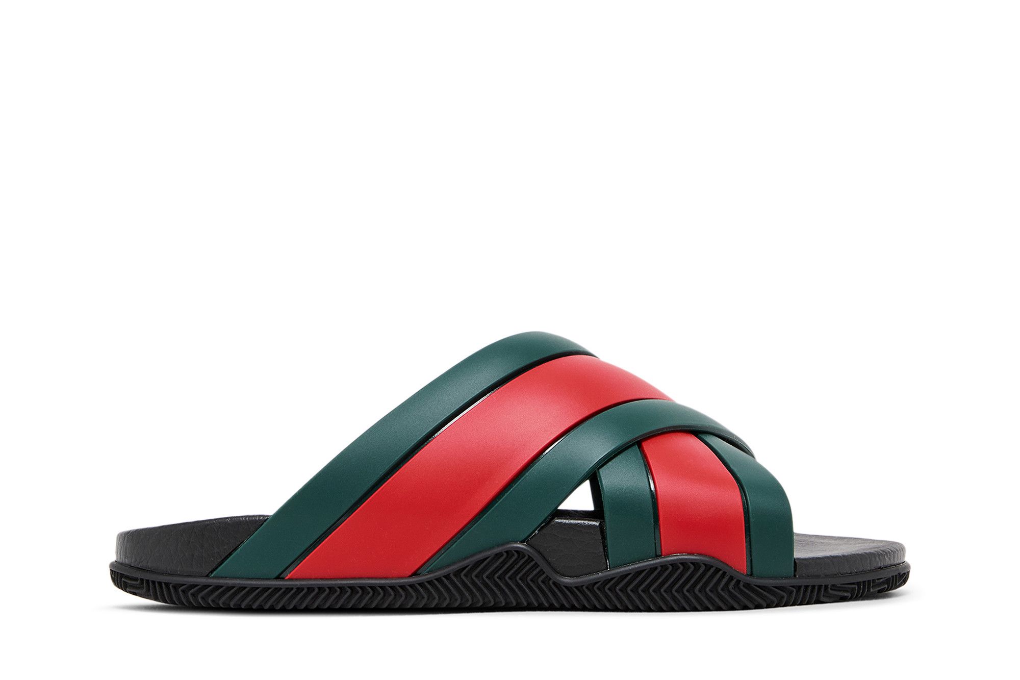 (Women) Gucci Slide Web Stripe 'Black' 627820-J8700-8460