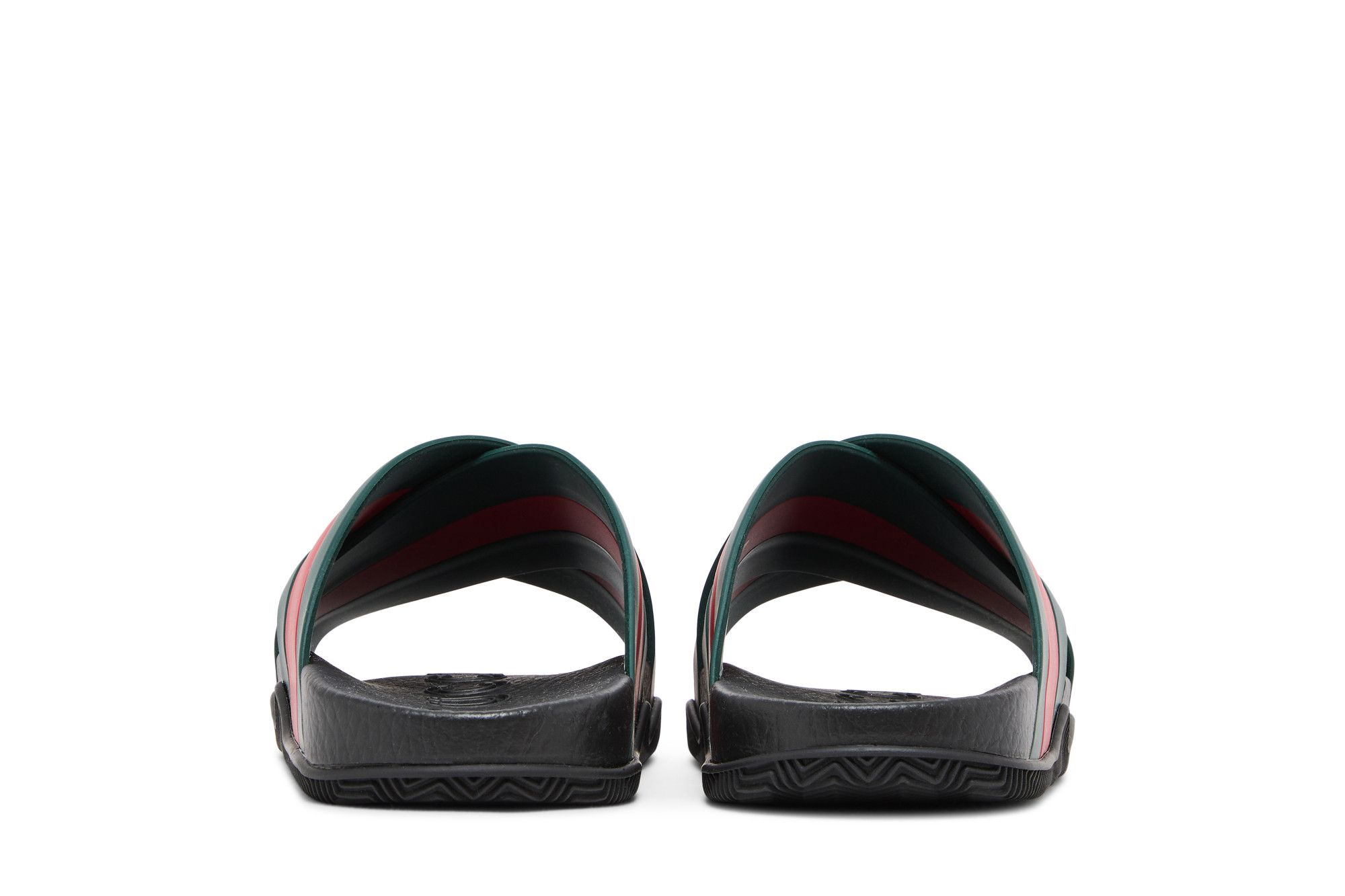Sizing (W) 古驰 黑色网带拖鞋 627820-J8700-8460