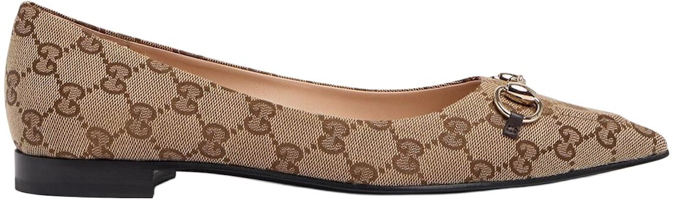 (Women) Gucci Slingback Ballet Flat 'GG Canvas - Beige Ebony' 786591-2HK80-9763 Order (Women) Gucci Slingback Ballet Flat 'GG Canvas - Beige Ebony' 786591-2HK80-9763